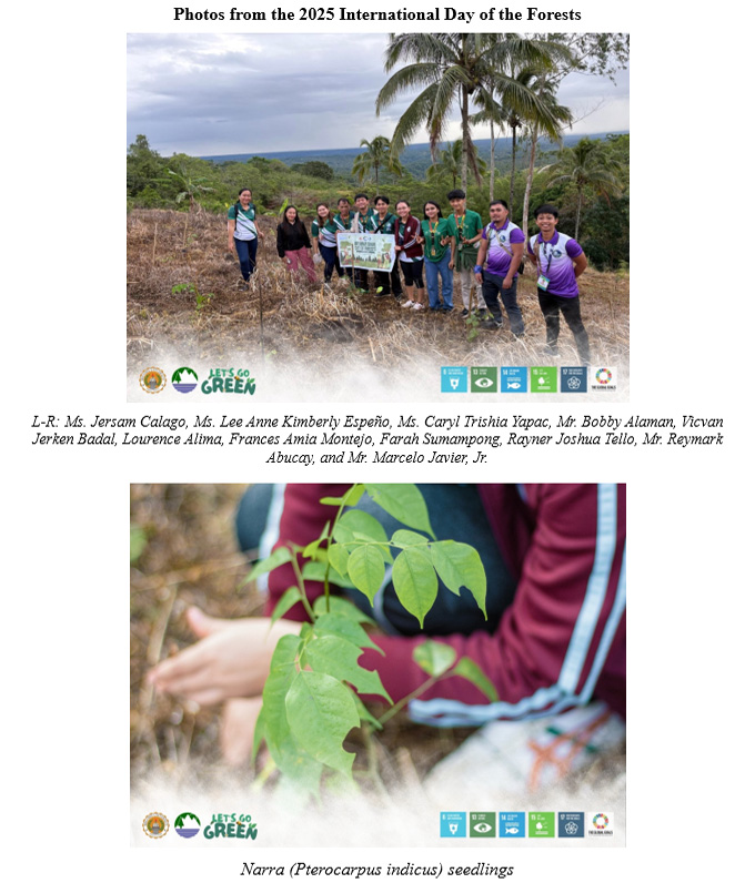 Misamis University Celebrates Earth and Forests Days 2025